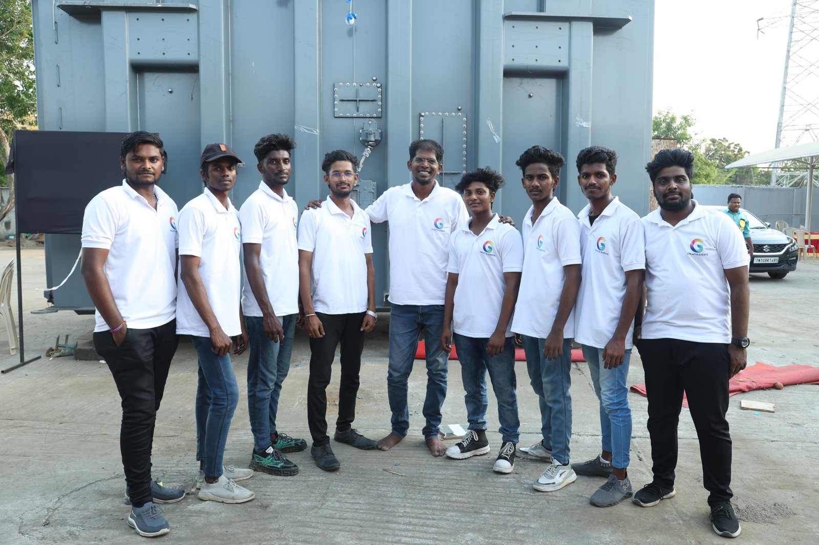 Galatta Events on-ground team at an event venue
