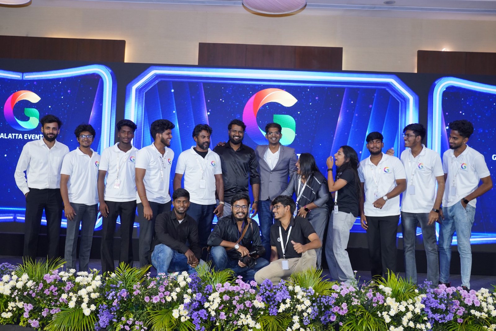 Galatta Events team enjoying a moment after an event